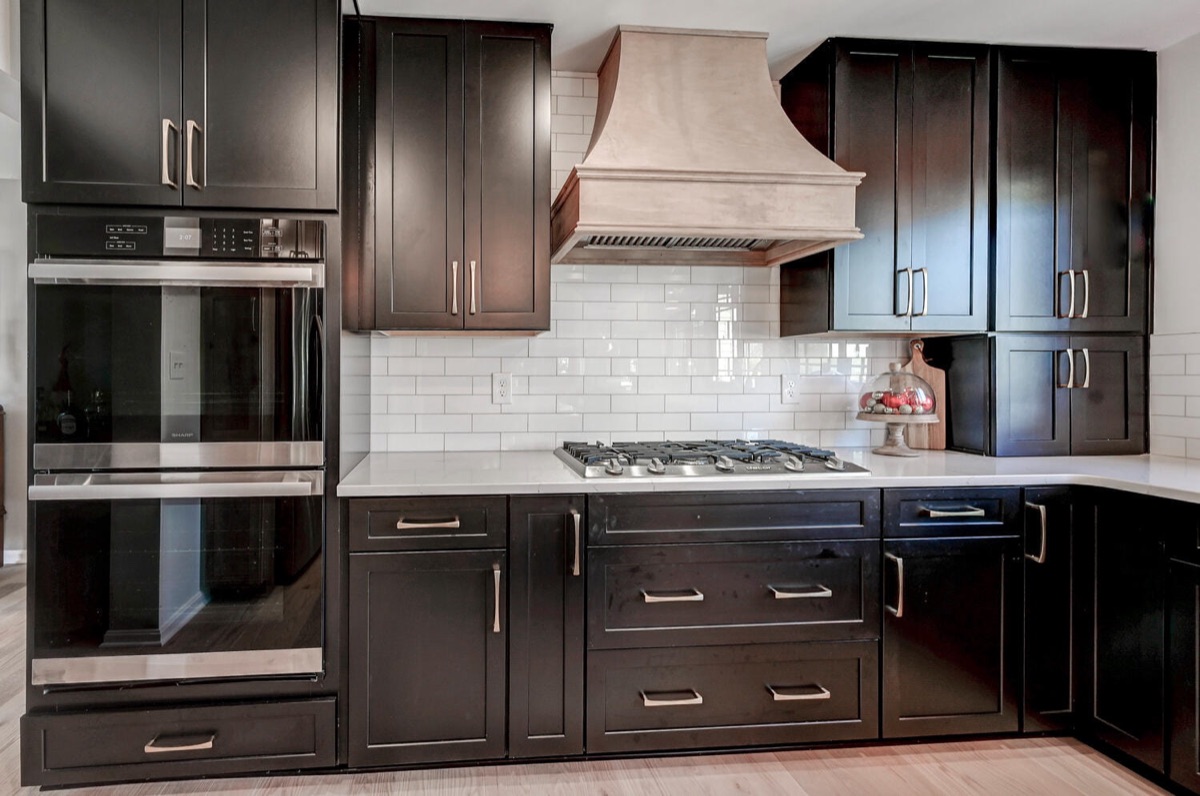 Updated backsplash and countertops